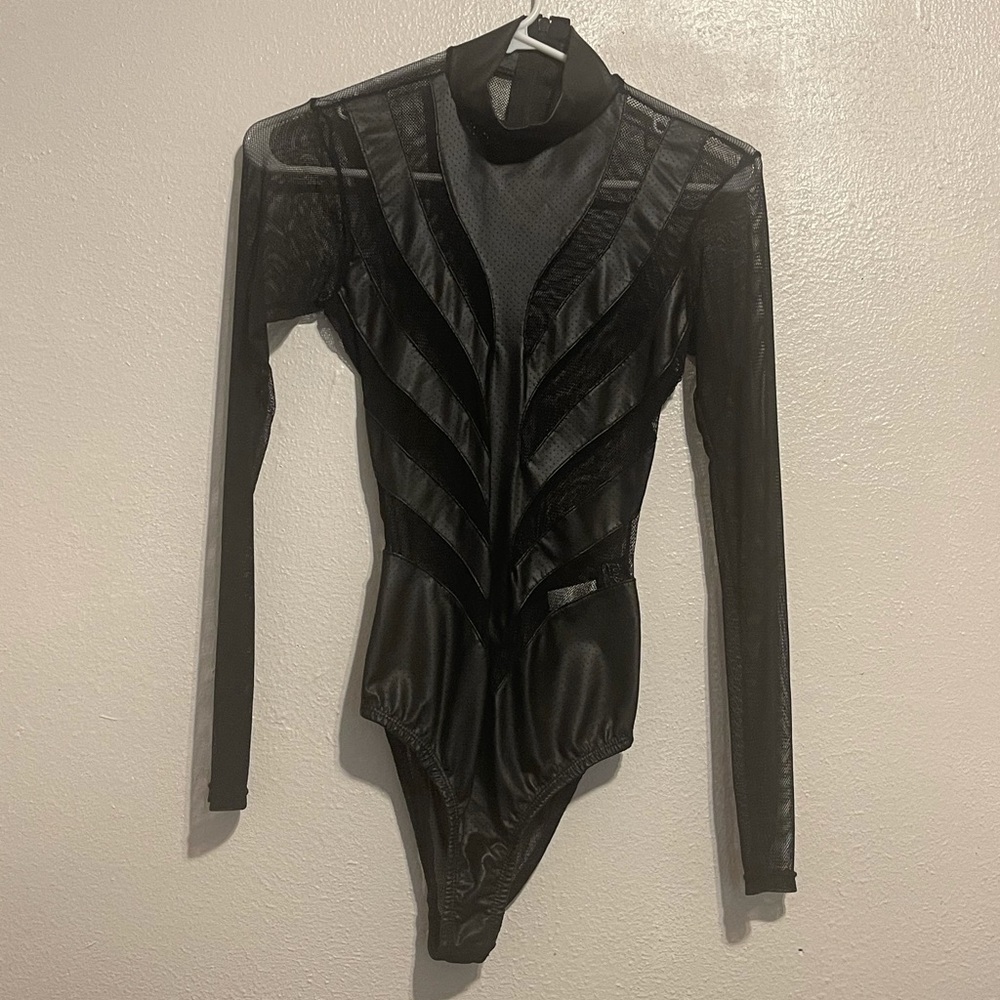 Foreplay body suit. Mesh